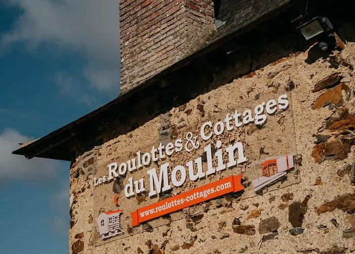 펜션 Les Roulottes & Du Moulin *