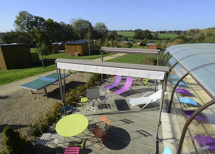 펜션 Les Roulottes & Du Moulin *