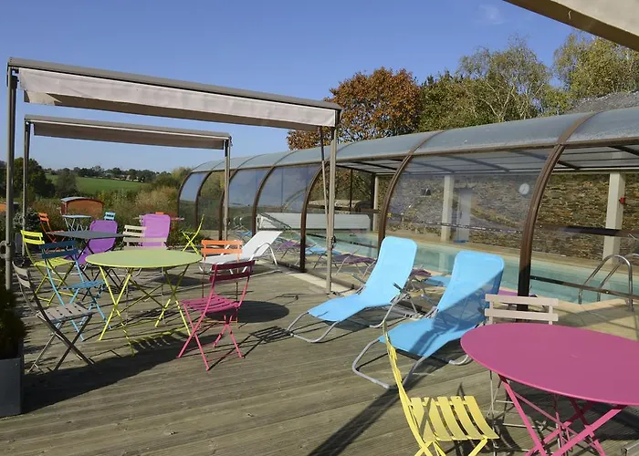 펜션 Les Roulottes & Du Moulin *